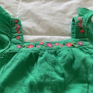 Mini Boden 100% cotton romper euc